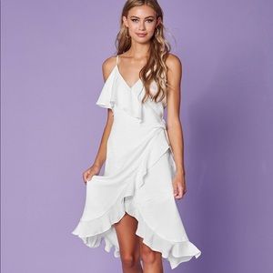 NWT Donna Mizani Kate Midi Dress White